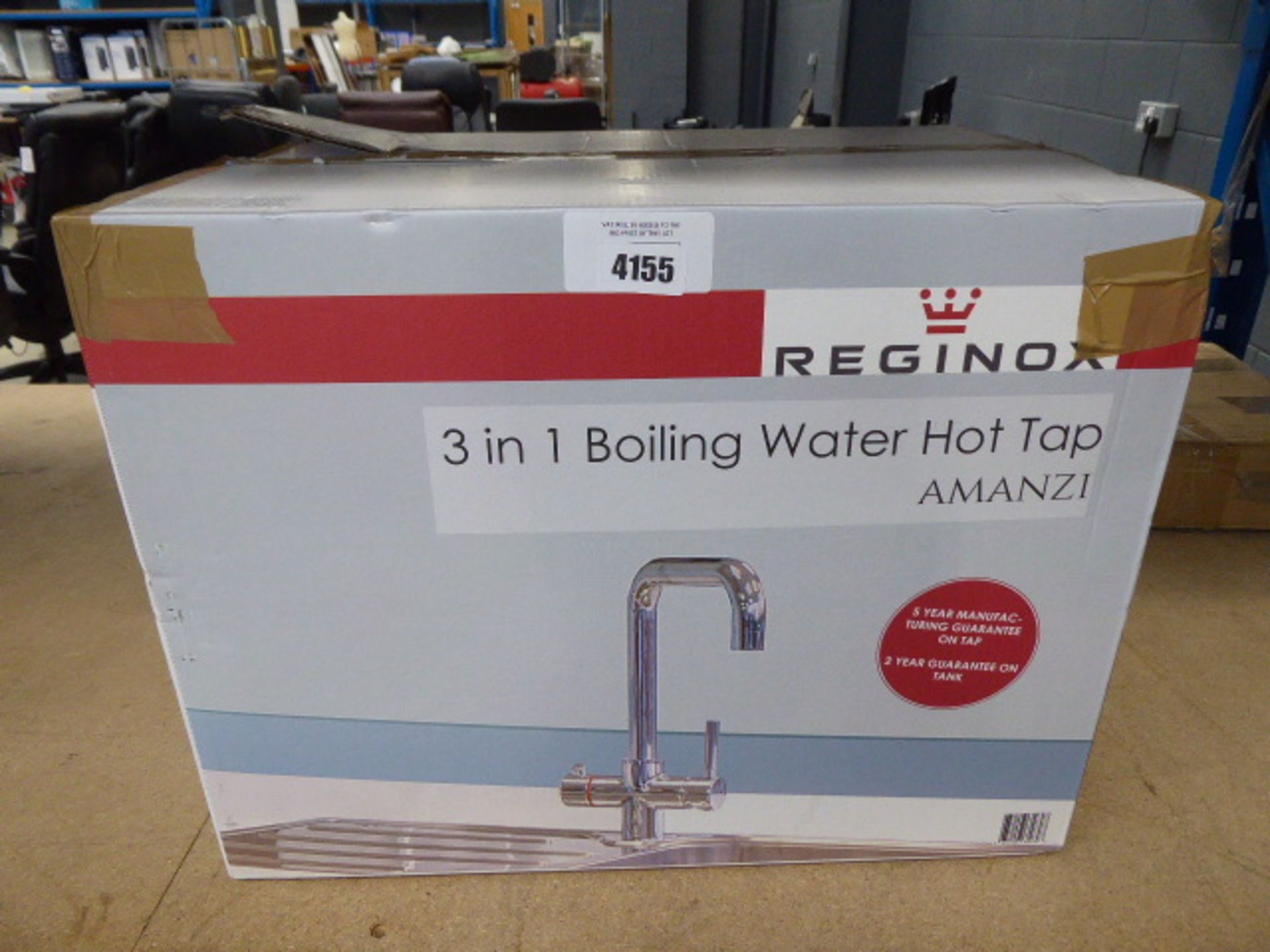 Reginox 3 in 1 boiling hot water tap