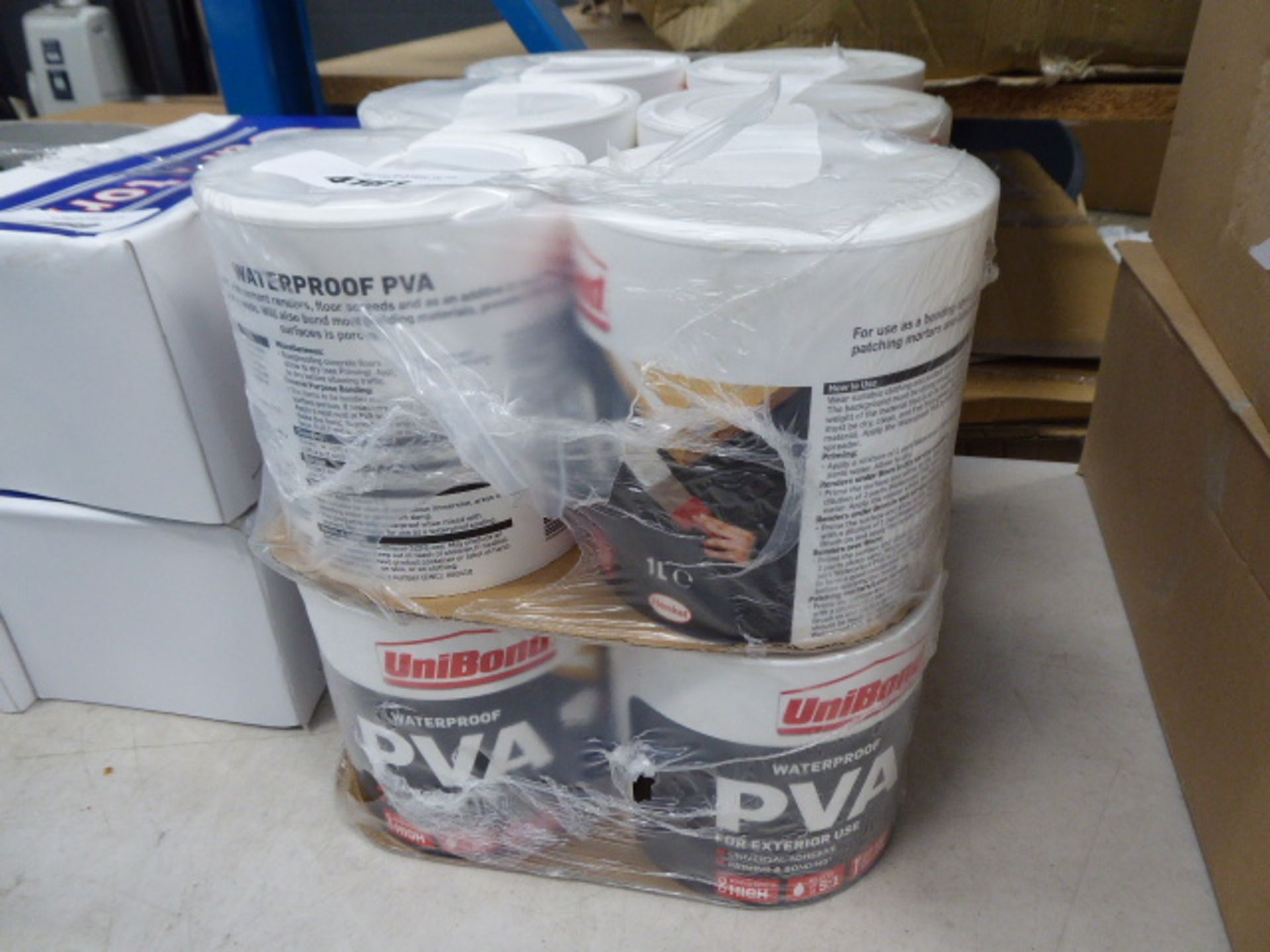 12 tins of waterproof PVA glue