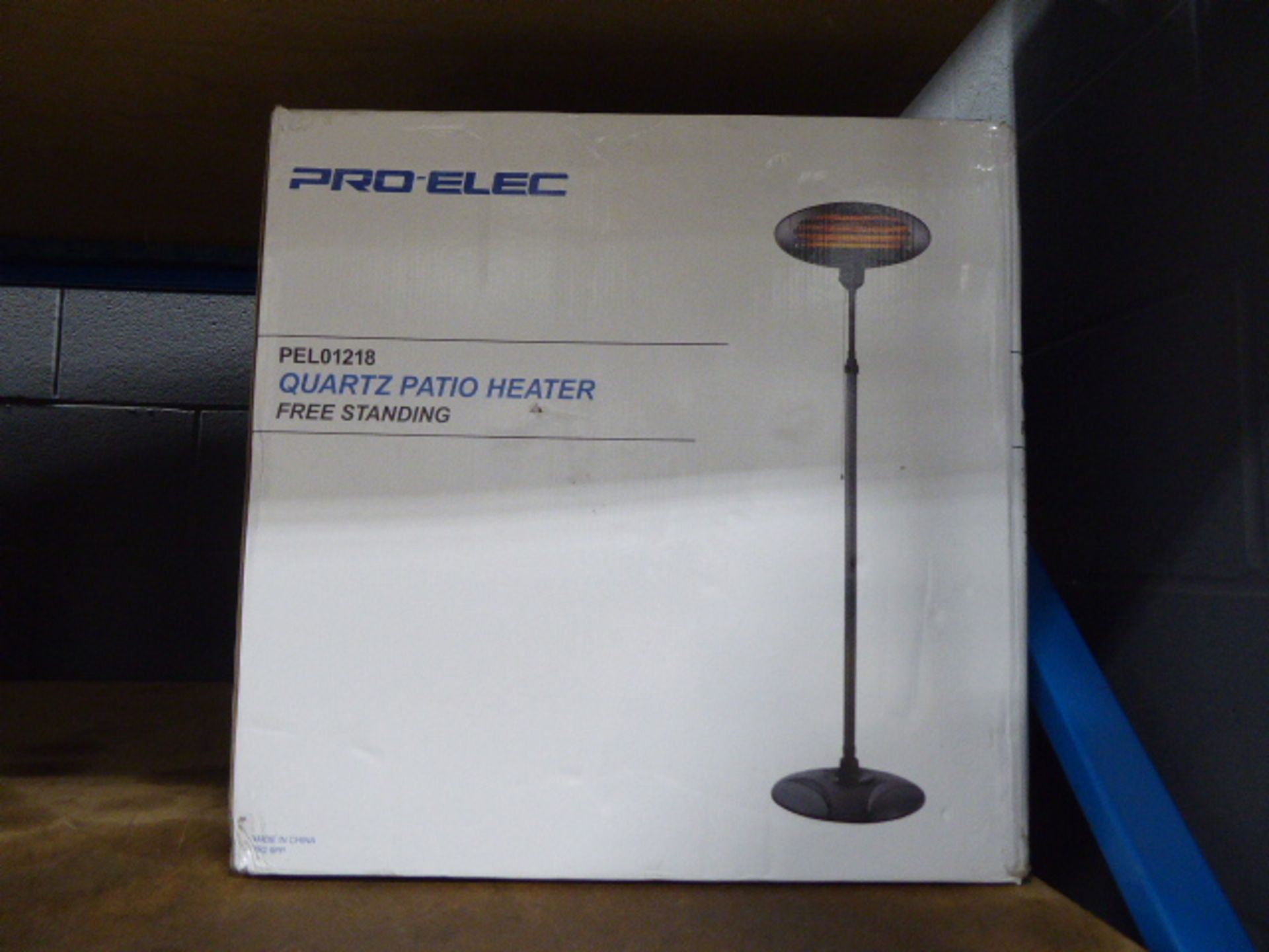 2 Pro-Elec freestanding Quartz patio heaters