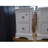 Banbury White Painted Small Bedside Table (105)