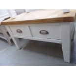 Hampshire White Painted Oak Coffee Table With Drawers (41)