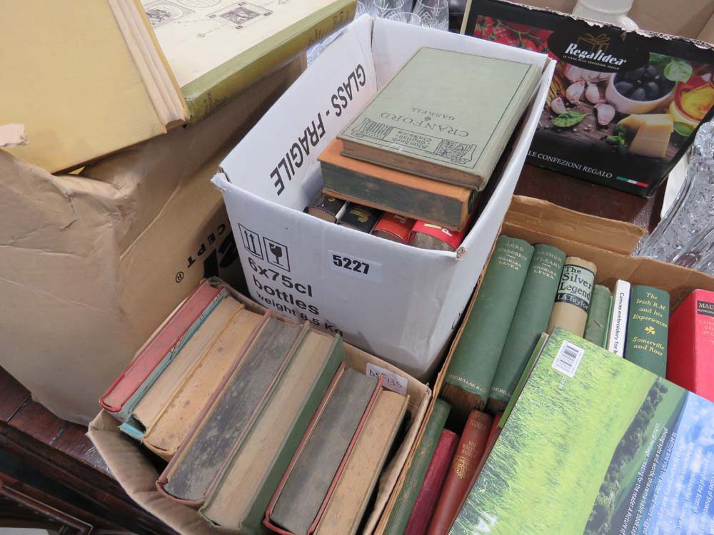 6 boxes containing a qty of novels by Jack Higgins and other authors plus reference books - Image 3 of 5