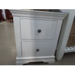 Florence White Painted Large Bedside Cabinet (65)