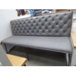 Industrial Grey 180cm Studded Back Bench (58)