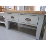 Hampshire Grey Painted Oak Coffee Table With Drawers (46)