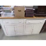 Painted pine kitchen dresser base