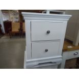 Florence White Painted Large Bedside Cabinet (64)