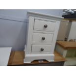 Banbury White Painted Large Bedside Table (68)