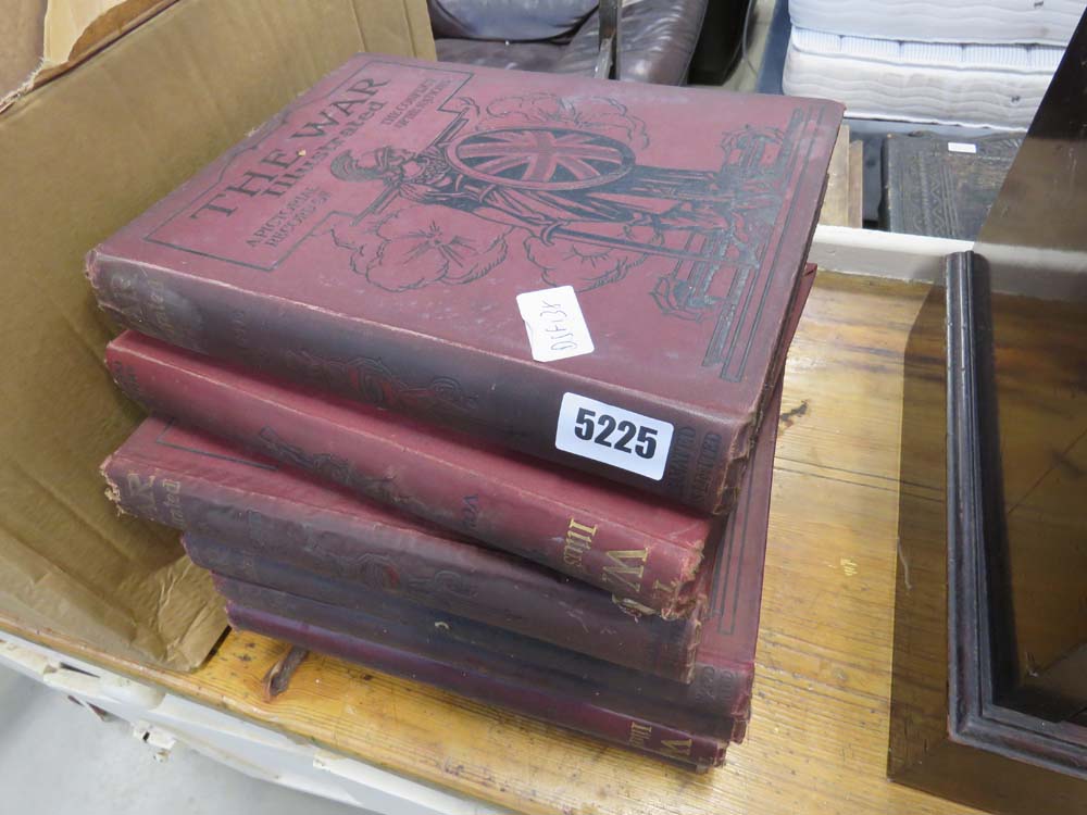 7 volumes of The War Illustrated