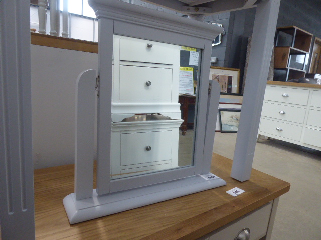 Banbury Grey Painted Trinket Mirror (44)