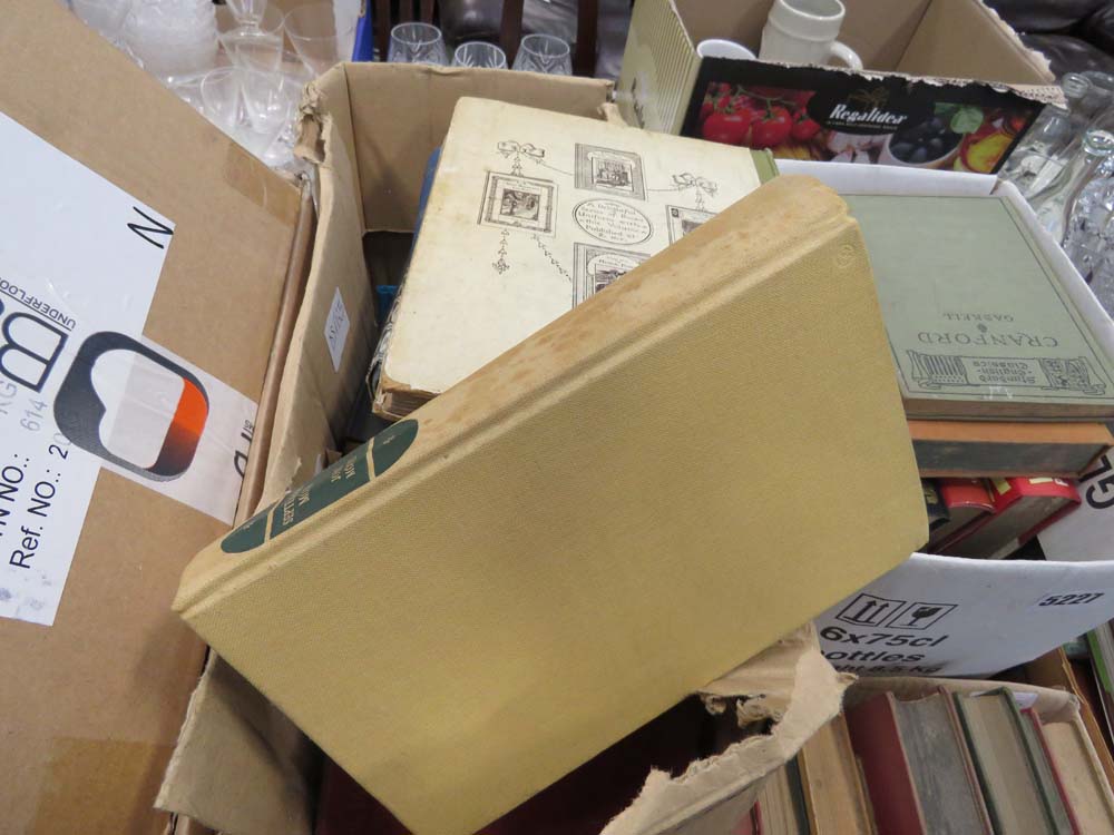 6 boxes containing a qty of novels by Jack Higgins and other authors plus reference books - Image 4 of 5