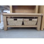 5091 Wessex Smoked Oak Coffee Table With Baskets (20)