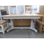 5089 Harrington Painted Oak 1.6m Extending Table (5)