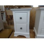 Banbury White Painted Small Bedside Table (57)