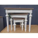 5031 1060 Montpellier Shabby Chic Nest of Tables (34)