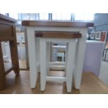 Chester White Painted Oak Nest of 2 Tables (21)