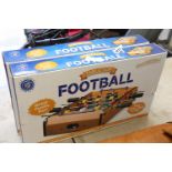 (1099) 2 boxed tabletop table footballs