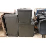 (2505,8,9) 3 various sized server cabinet