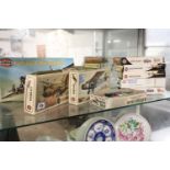 Quantity of various boxed air fix models and quantity of air fix paint