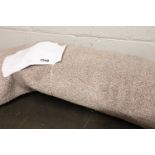 (2585) 2.9x3m roll of brown carpet