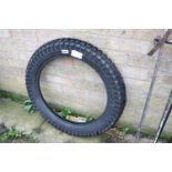 Mitas British League 3.75-19 spare tyre