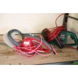 2 electric hedge trimmers