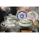 (2125) Boxed Royal Worcester hors d'oeuvre dish, Royal Albert July cup, saucer and side plate, small