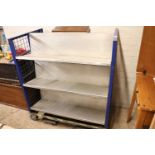 Metal double sided library trolley