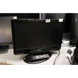 (25) Goodmans 19'' flat screen TV with remote