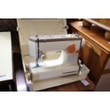 Frister Rossmann Cub sewing machine in plastic case