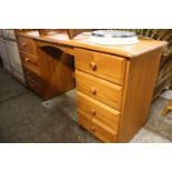 Modern 8 drawer pine dressing unit