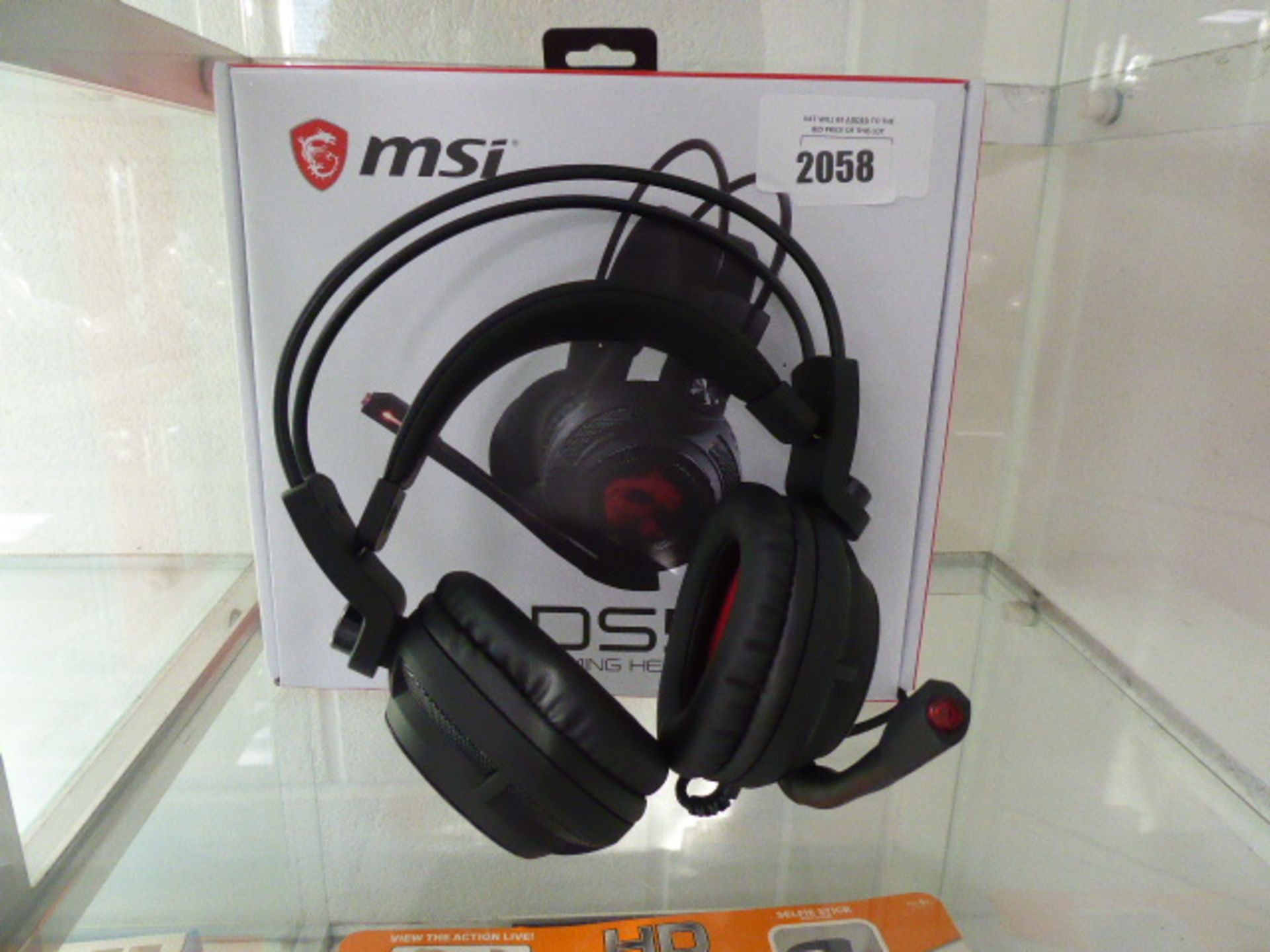 MSi DS502 gaming headset with box