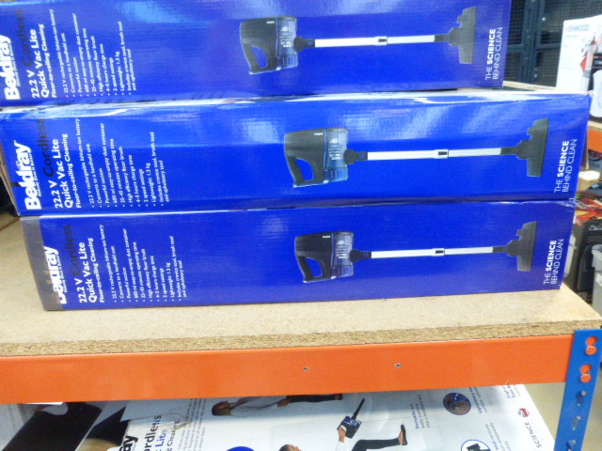 2 boxed Beldray 22.2 volt cordless vacuum cleaners - Image 2 of 3