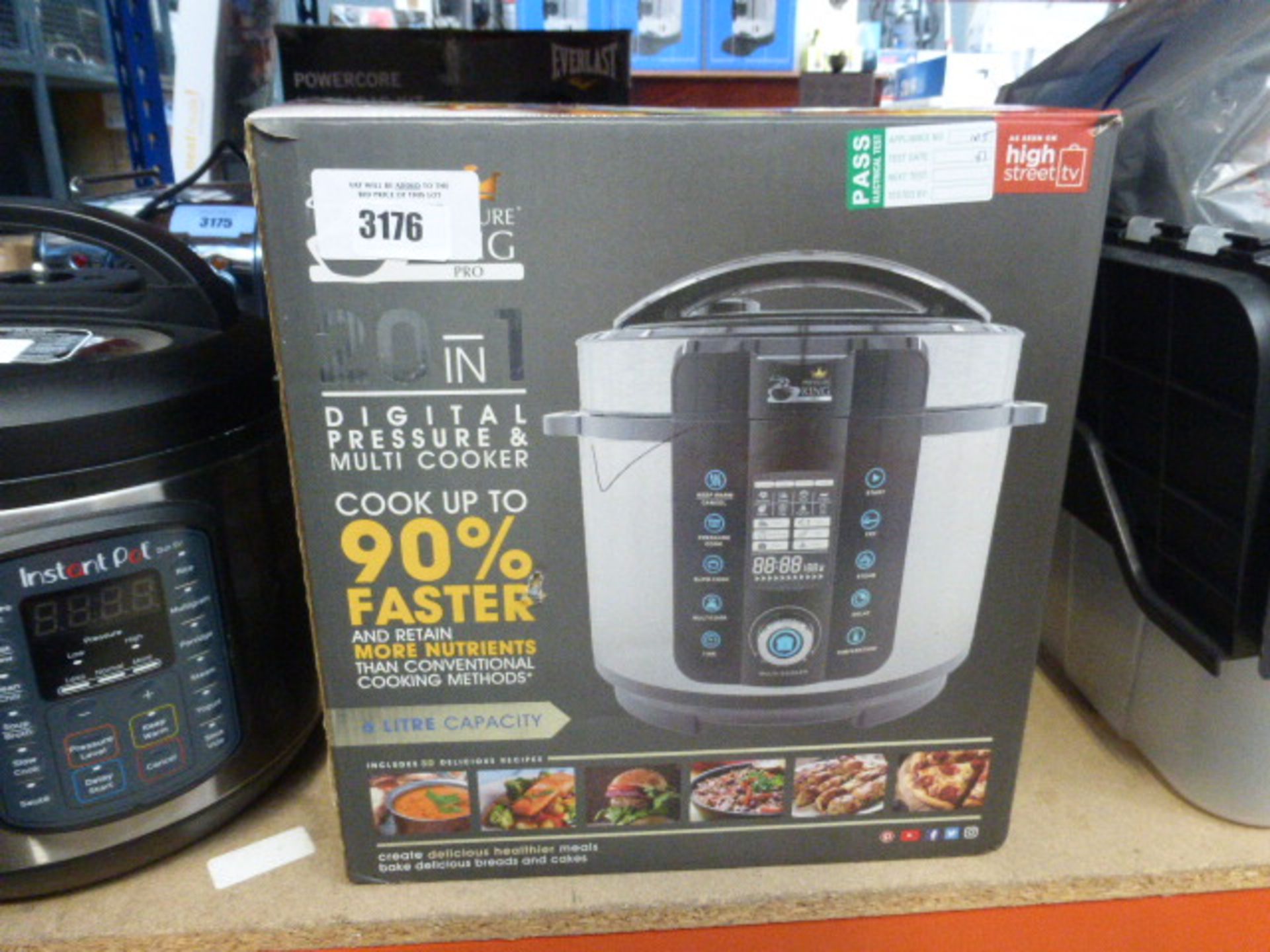A boxed 20-in-1 digital pressure and multi cooker (used)