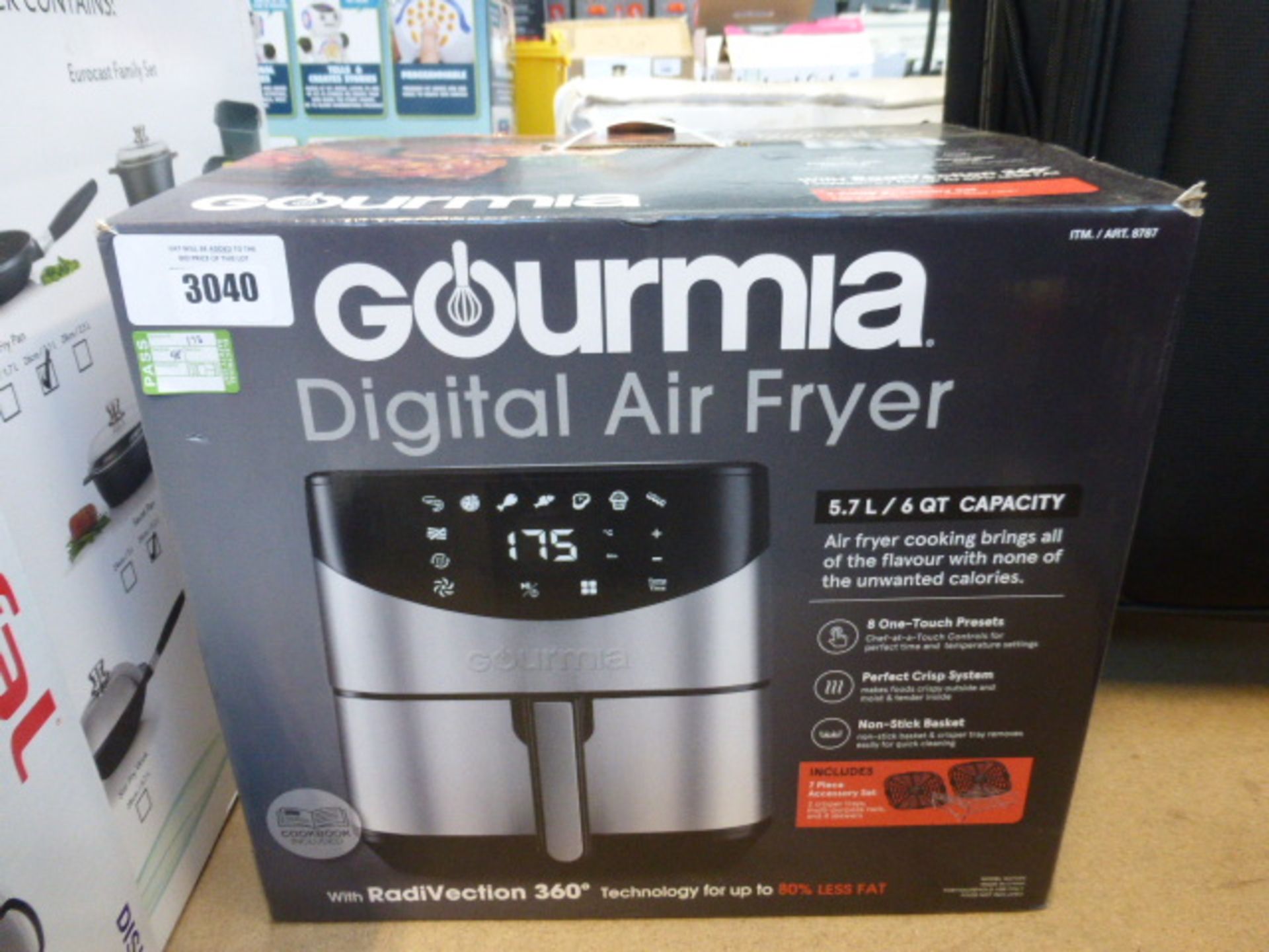 Boxed Gourmet digital air fryer