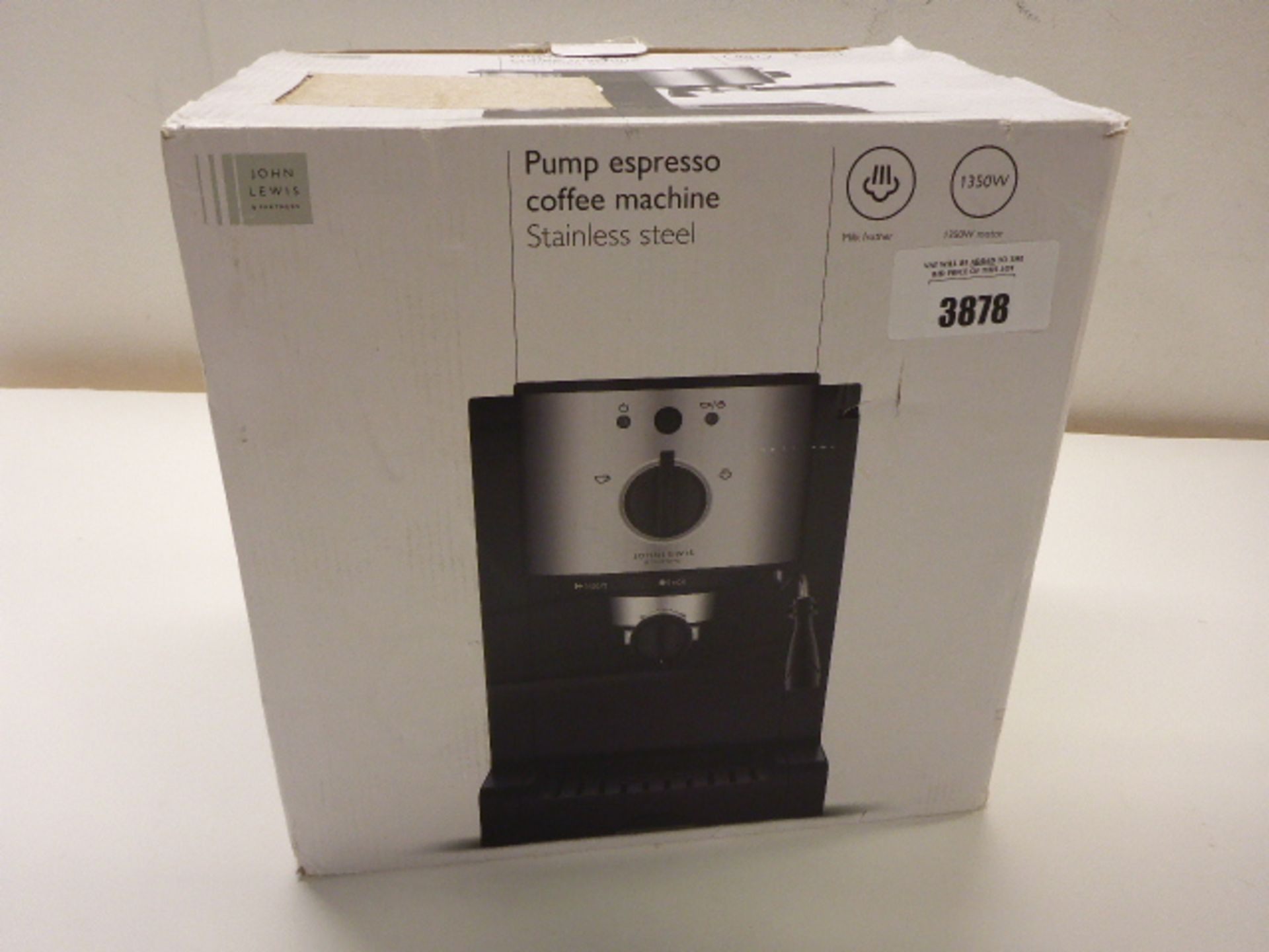 John Lewis pump espresso coffee machine