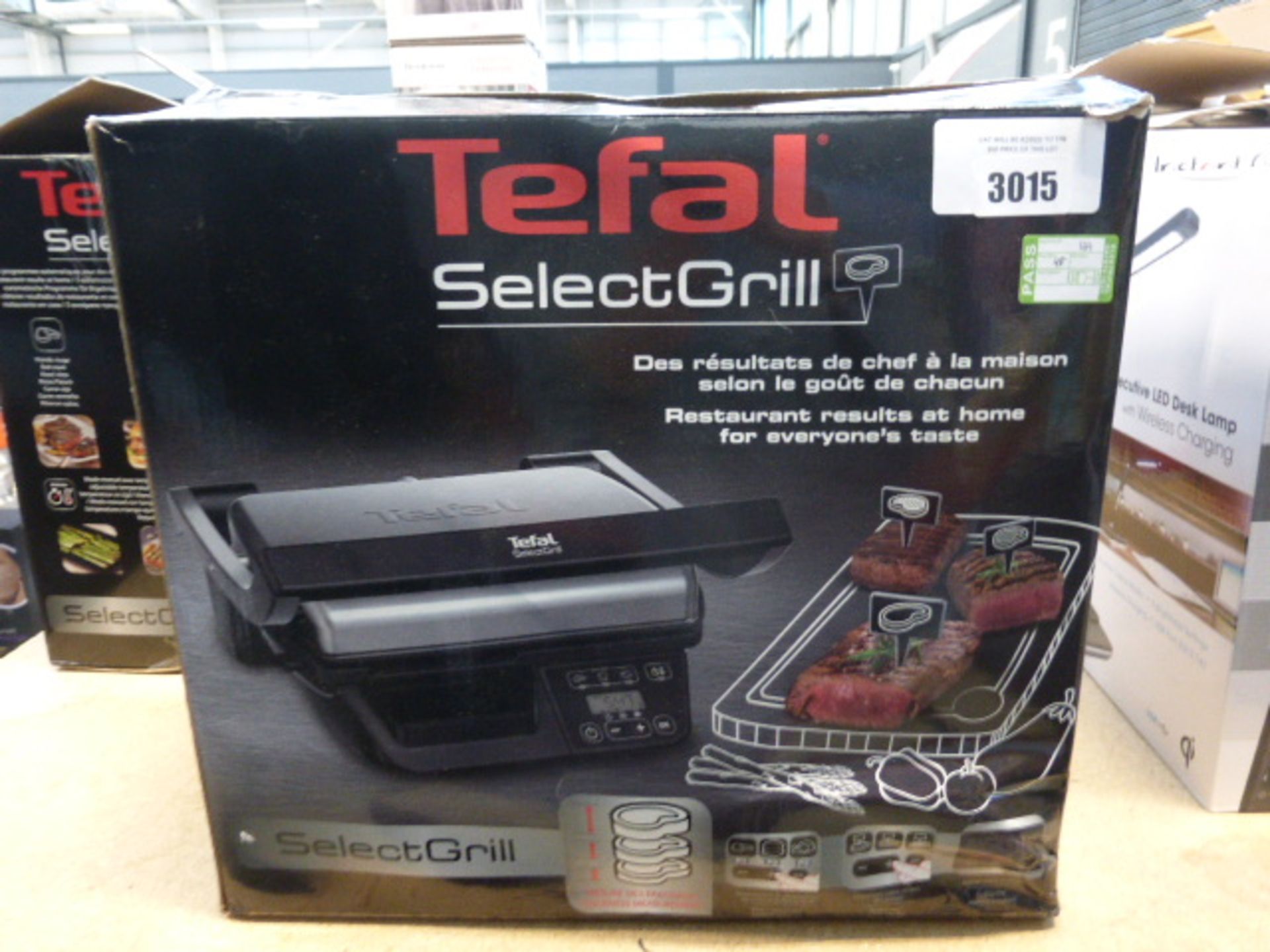 Boxed Tefal select grill