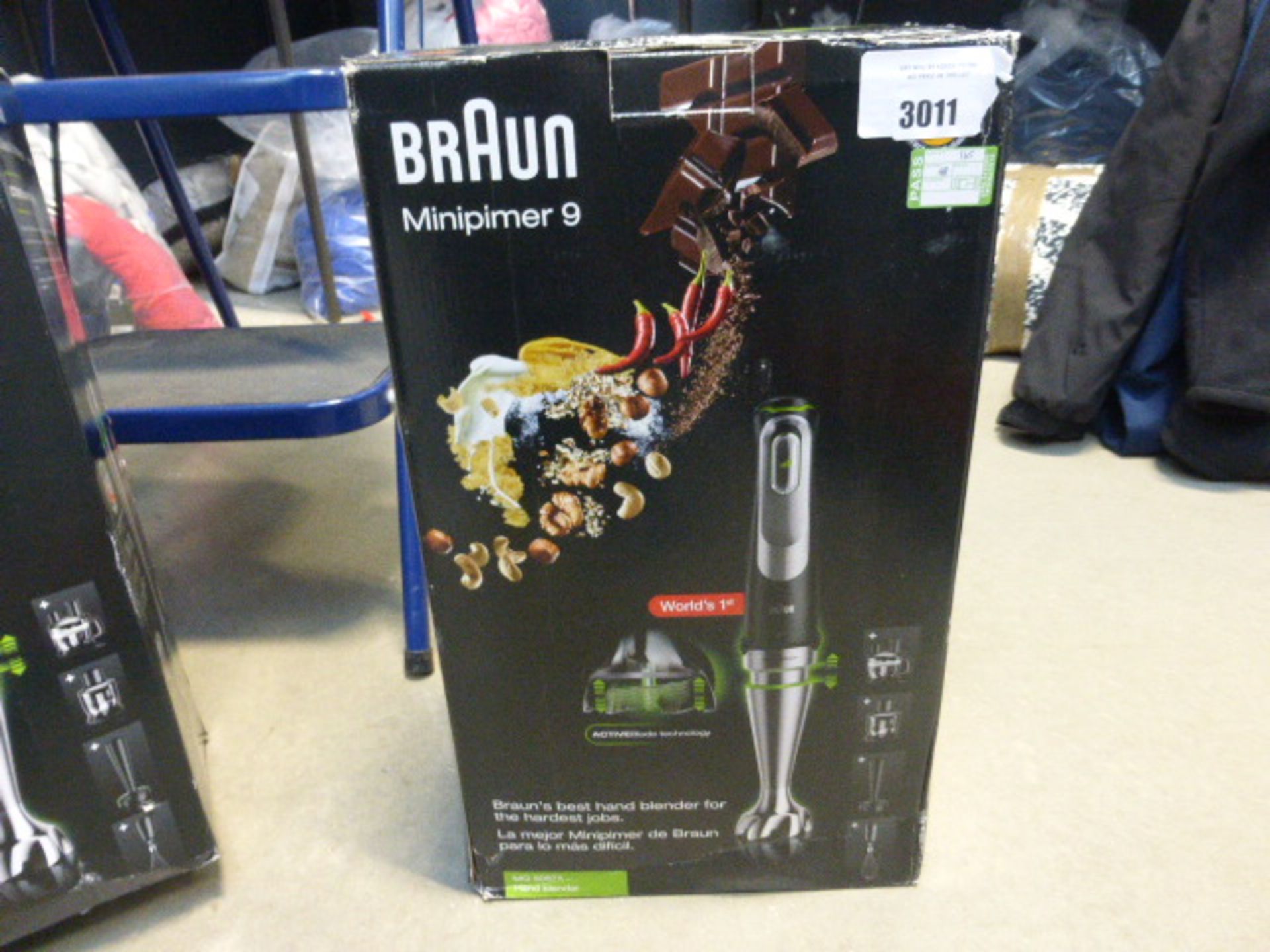 A boxed Braun Multi Quick hand whisk