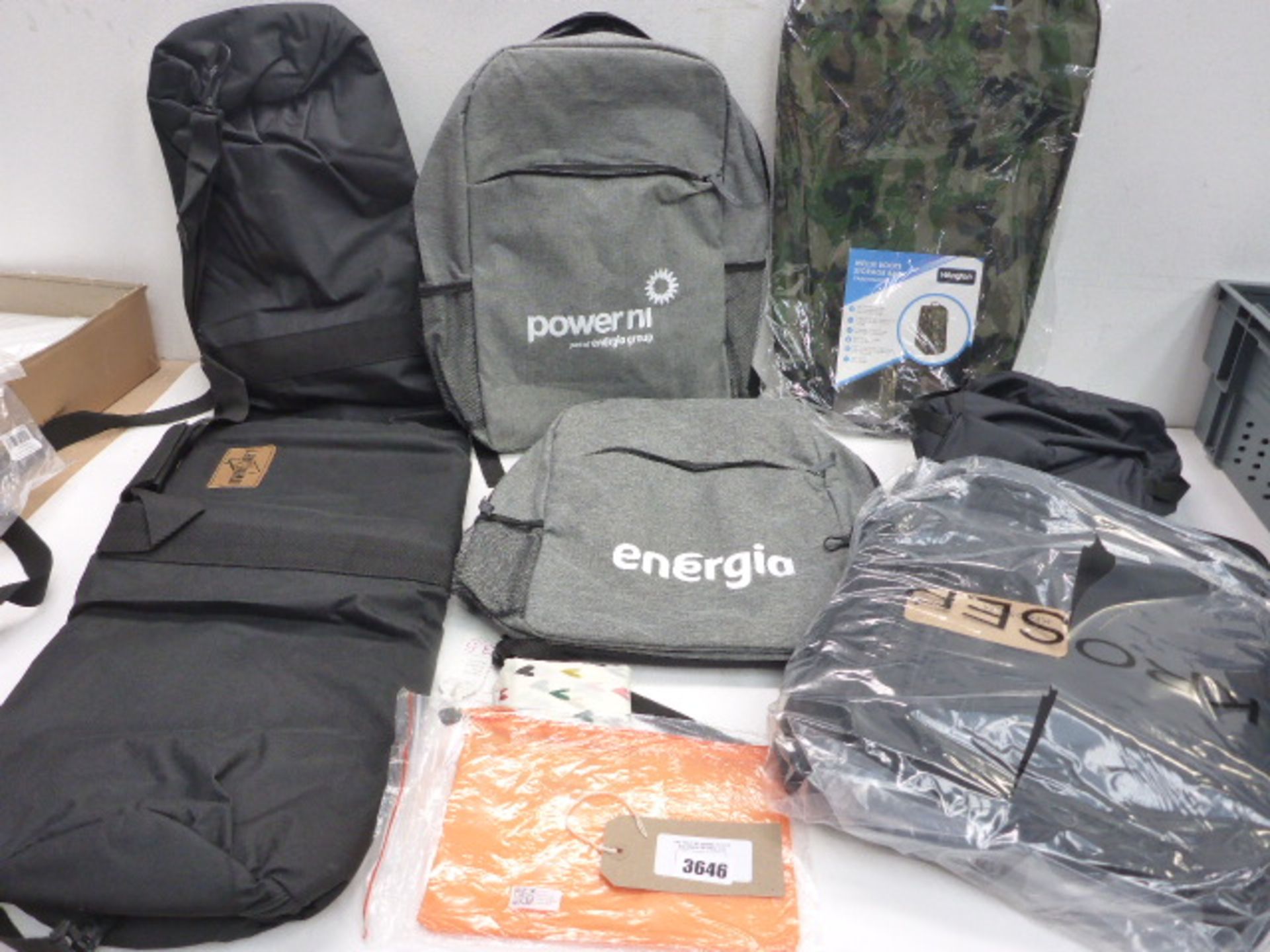 Kroser lap top carry bag, back packs, holdall, Wellie boot storage bag etc