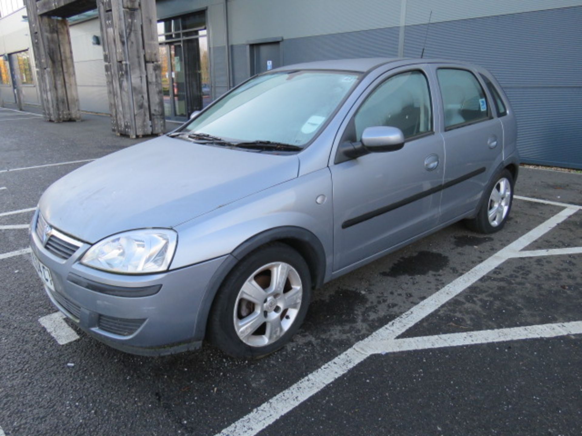 KL04 CTK (2004) Vauxhall Corsa Energy 16v, 5 door hatchback, 1199cc, petrol, in silver, one former