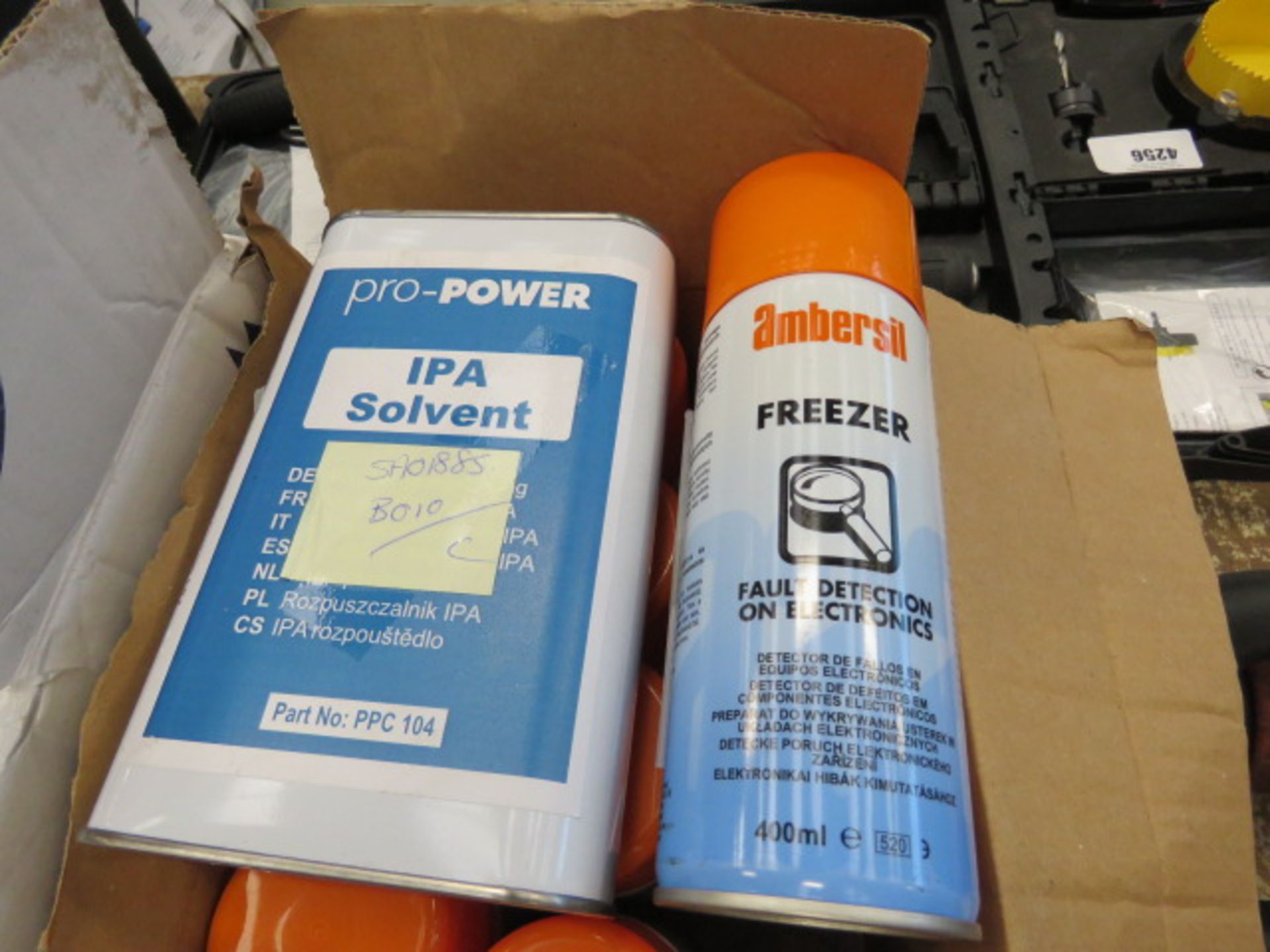 Box of renovator spray, solvent and box of fault detection spray - Image 3 of 3