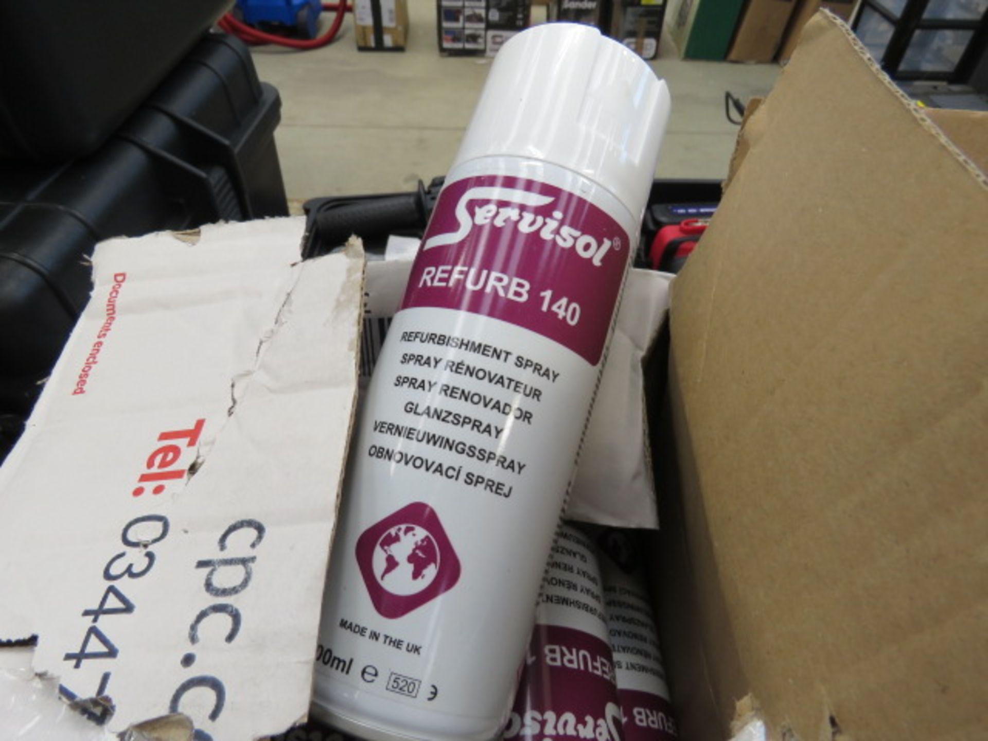 Box of renovator spray, solvent and box of fault detection spray - Image 2 of 3