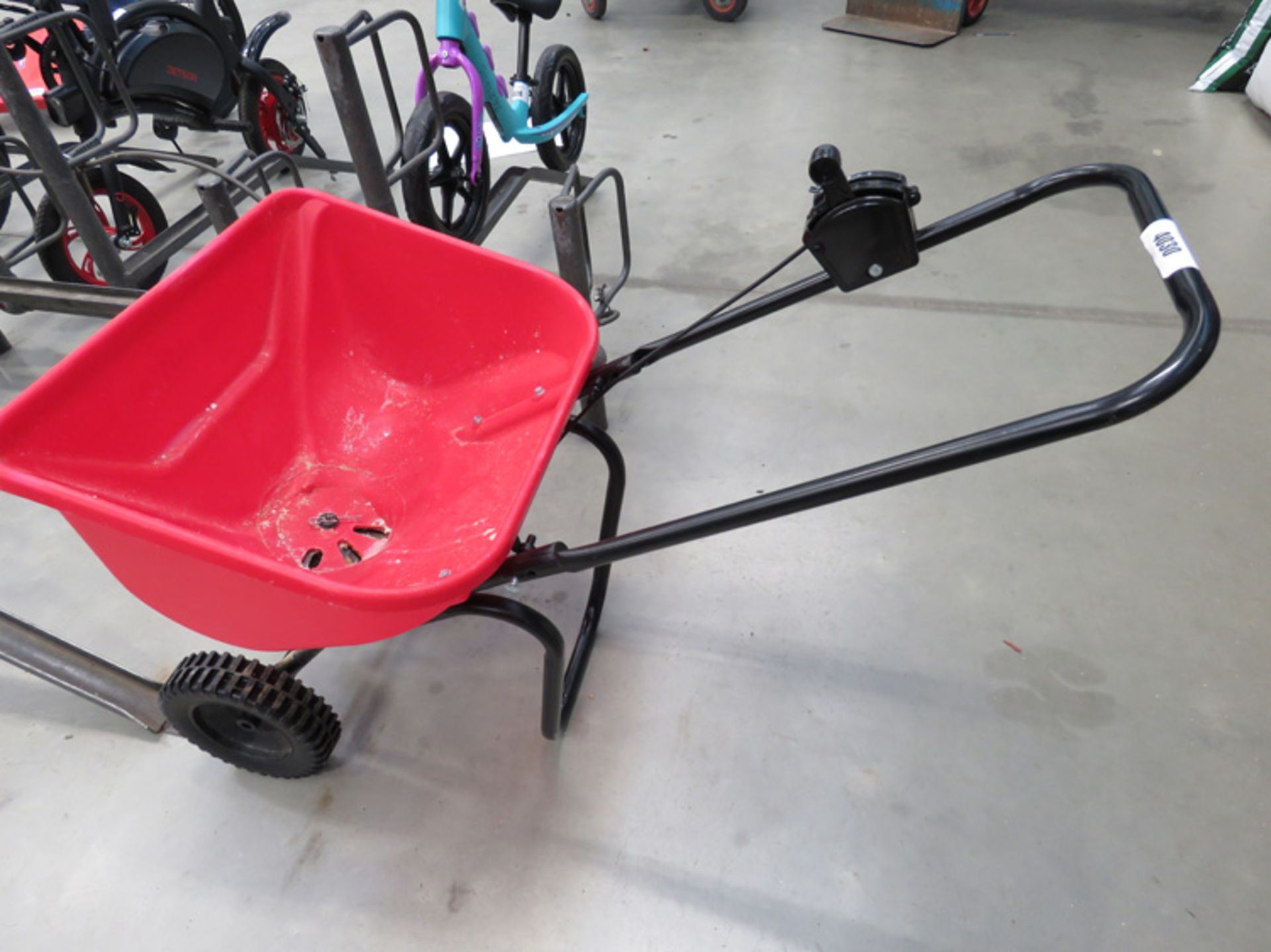 Earthway red seed spreader