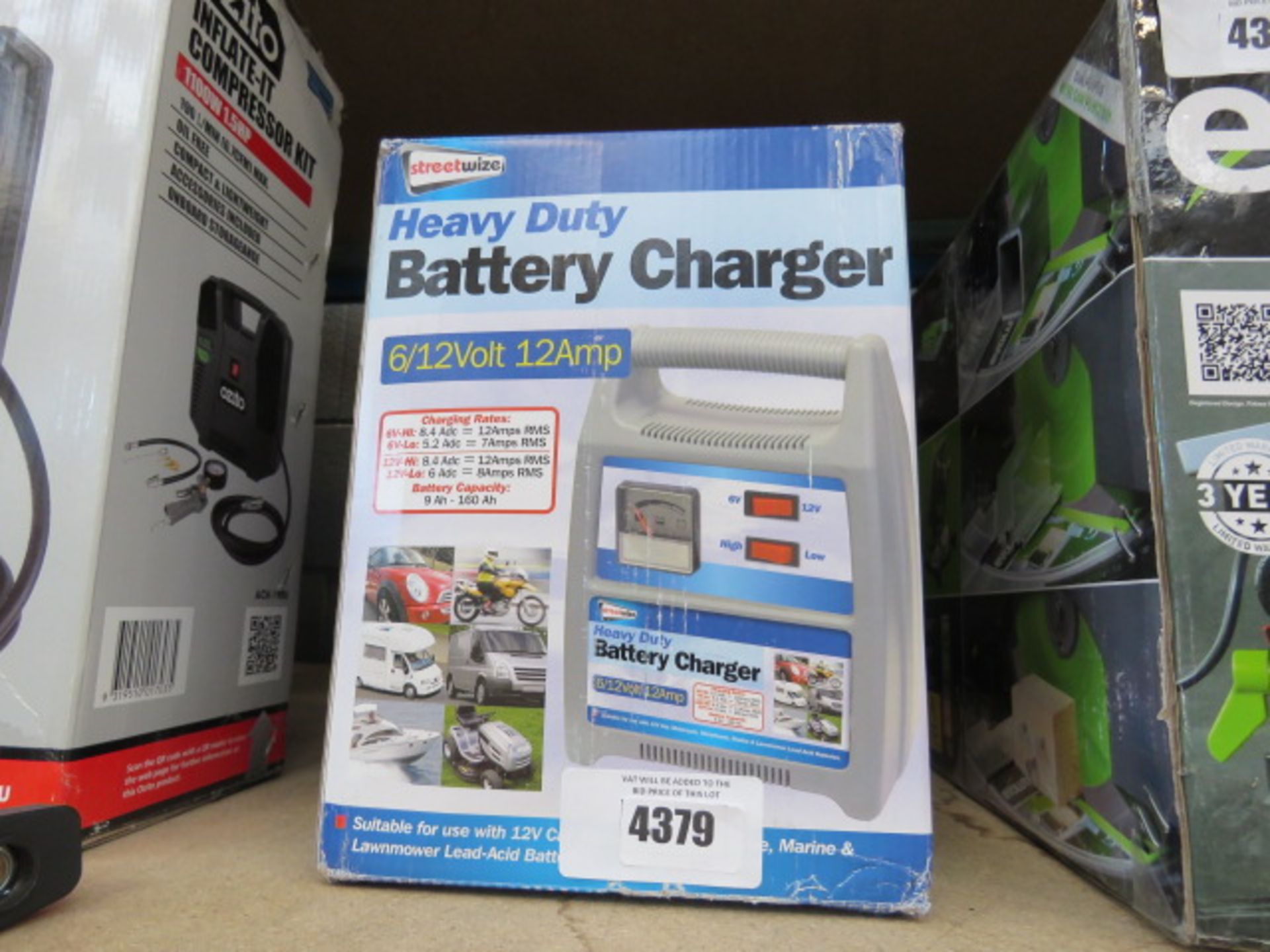 Streetwise heavy duty battery charger