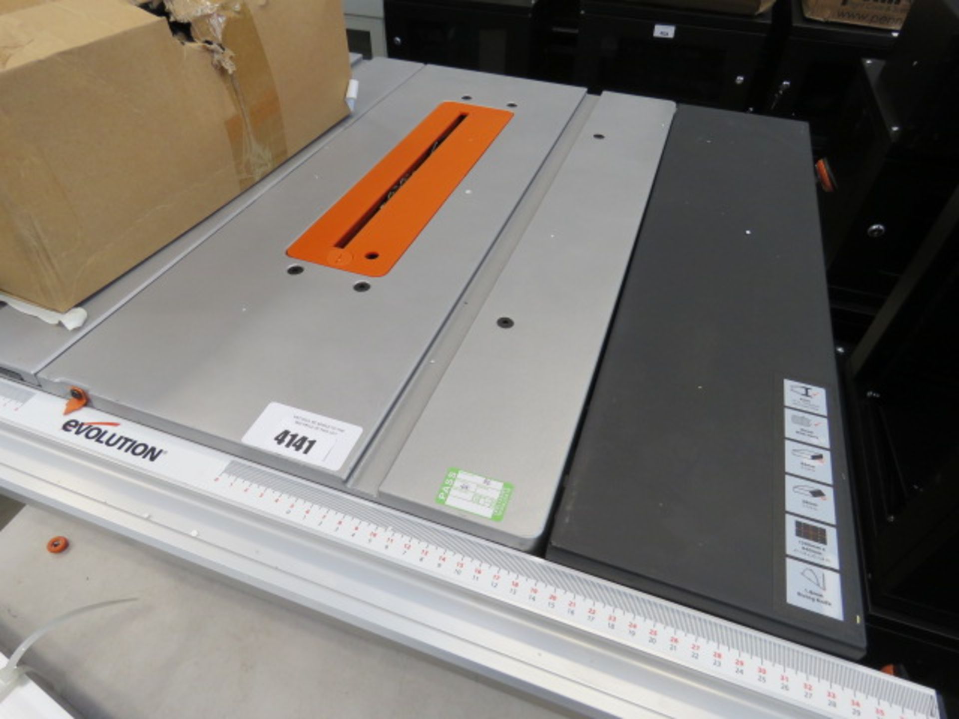 Evolution 255mm table saw with box - Image 5 of 7