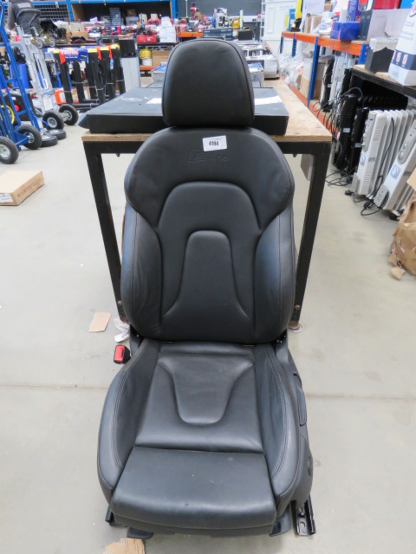 Audi S-Line passengers leather seat