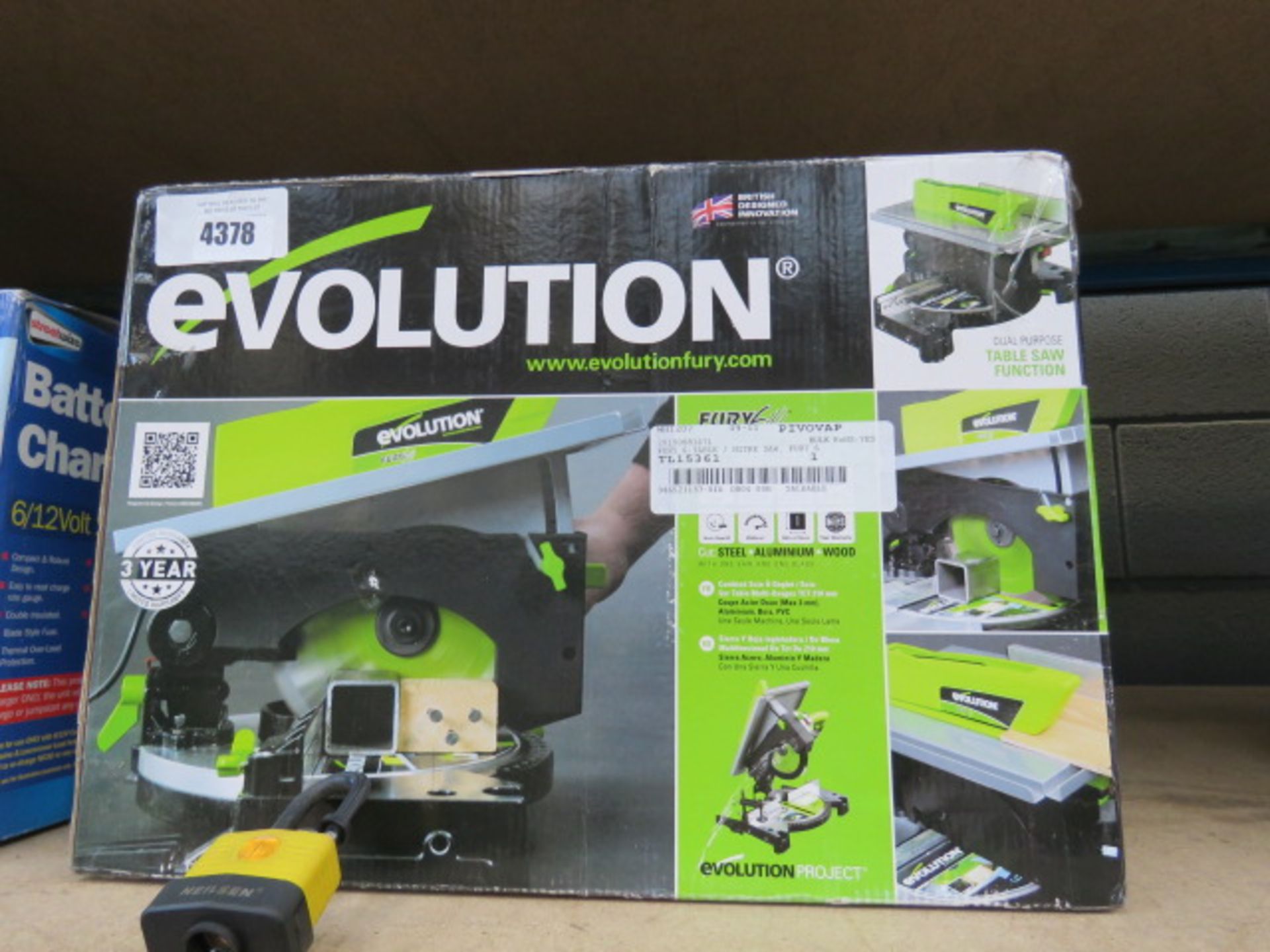 Boxed Evolution table saw