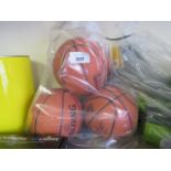 3 Spalding basketballs