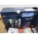 Boxed Delonghi Magnificas smart cappuccino machine