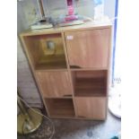 Wood effect storage unit